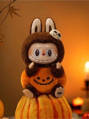 Happy Halloween Series Sitting Pumpkin Monster